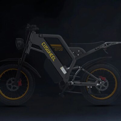 Coswheel Electric bike for Adult 2000W 60V Off-Road Motorcycle Mountain Bikes 20Inch Electric bike Fatbike Motorcycles ebike - Image 5