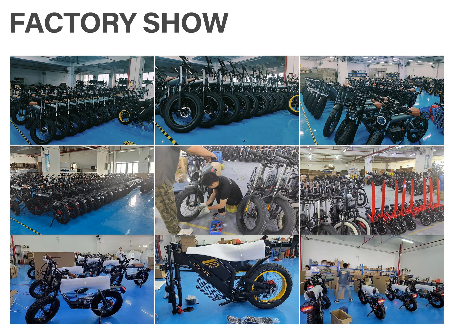 Coswheel Electric bike for Adult 2000W 60V Off-Road Motorcycle Mountain Bikes 20Inch Electric bike Fatbike Motorcycles ebike