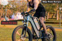 COSWHEEL T26 Electric Bike 26Inch Fat tires Adult Electric Mountain Bike 1500W 48V 25AH hydraulic brake ebike Off Road bicycle