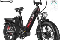 W Wallke H7 AWD 3200W Dual Motor Electric Bike for Adult 48V 60Ah Long Range 31MPH Fast Ebike 20" Fat Tire E-bike UL2849