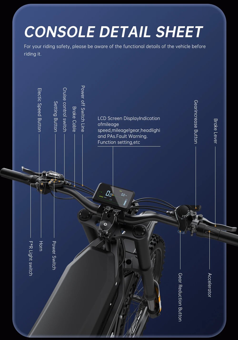 FVKING E6 Electric Bike Adults 2000W Peak Gear Hub Motors Electric Motorcycle 52V40AH Battery Speed 60Kmh Mountain E-bikes GT73