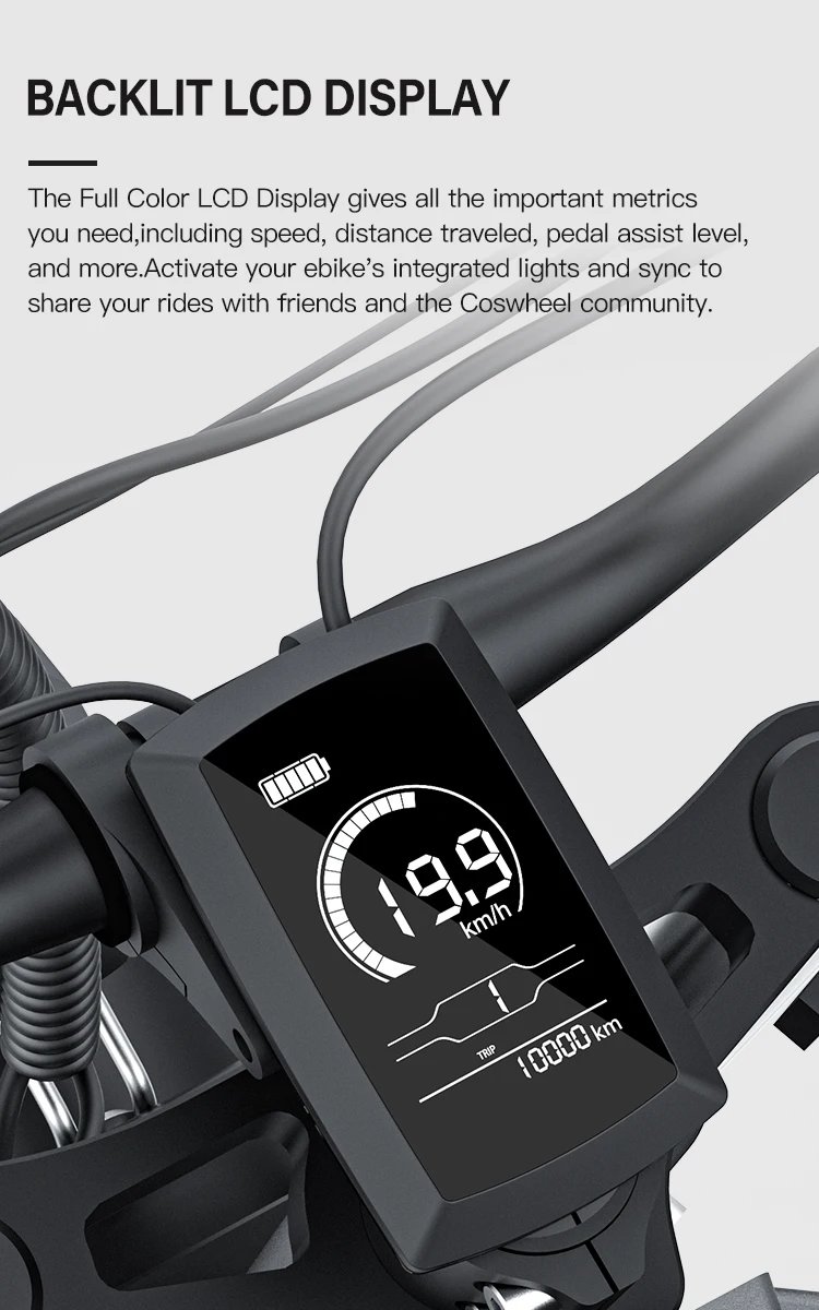 Electric Bike 1500W Brushless Motor 48V 20Ah Removable Battery All-Terrain Fat Tire E-Bike with Dual Suspension Hydrau Disc Brak