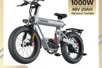 Coswheel T20 electric bike motocycle 20inch Fat tire Mountain bike 48V 20AH Battery Drit Bike Road Snow Electric Biycle Ebike
