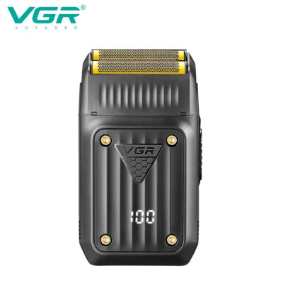 VGR Razor Professional Shaver Electric Beard Trimmer Digital Display Razor Reciprocating Razor Rechargeable Shaver for Man V-363 - Image 4