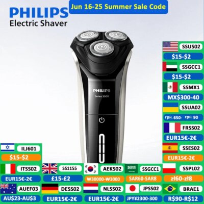 Philips New 3000 Series Electric Shaver Fast Shaving Flash Charging Men's Beard Trimmer Floating Head Intelligent Sensor Razor - Image 3