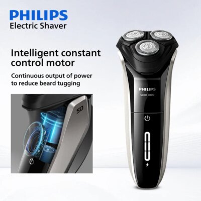 Philips New 3000 Series Electric Shaver Fast Shaving Flash Charging Men's Beard Trimmer Floating Head Intelligent Sensor Razor - Image 2