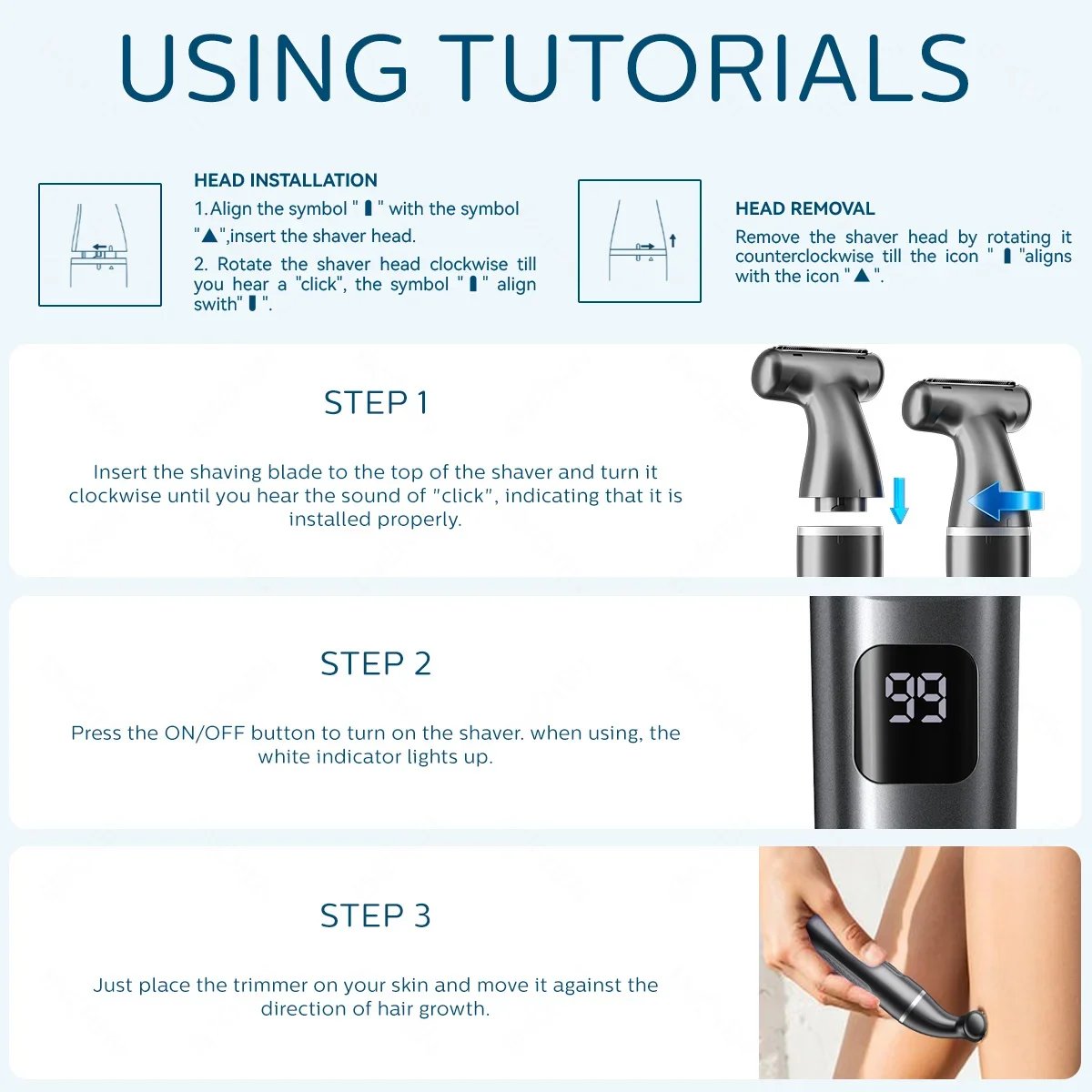 ENCHEN Electric Shaver Wet and Dry Use Beard Trimmer Portable Body Razor Professional Shaving Machine Foil Shaver for Man A1