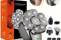 Electric Head Hair Shaver For Hair Cutting, Ultimate Mens Cordless Rechargeable Wet/Dry Skull & Bald Head  Razor With Rotary