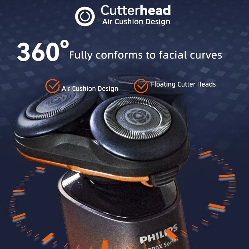 PHILIPS X5005/05 Electric Shaver SkinEase Skin Soothing Technology Floating Cutter Razor Stainless Steel Blade Men Beard Trimmer