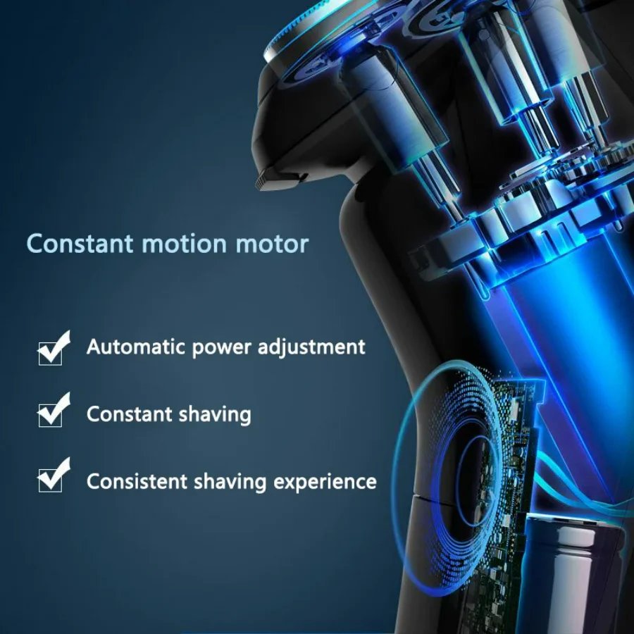 PHILIPS New S3108 Electric Shaver Dry Wet Shaving Triple Blade 5-Way Floating Head Beard Trimmer Men's Electric Razors Machine - Image 2