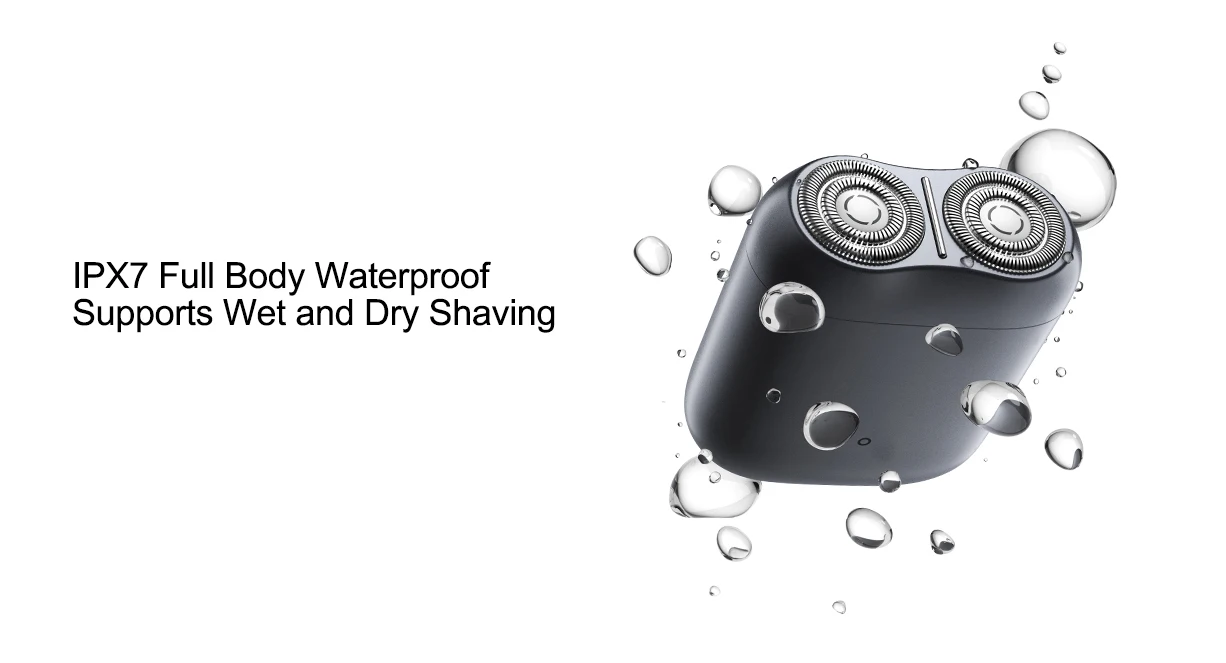 XIAOMI MIJIA S200 Electric Shaver For Men,IPX7 Washable Wet & Dry Shaver,Type-C Charging 60min battery life,Beard Trimmer Cutter