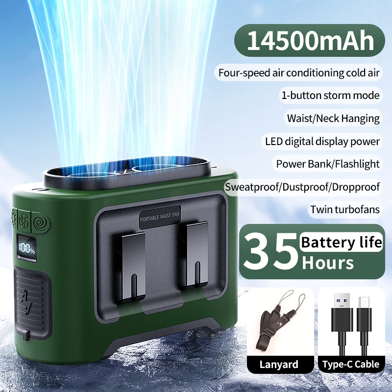 14500mAh Green