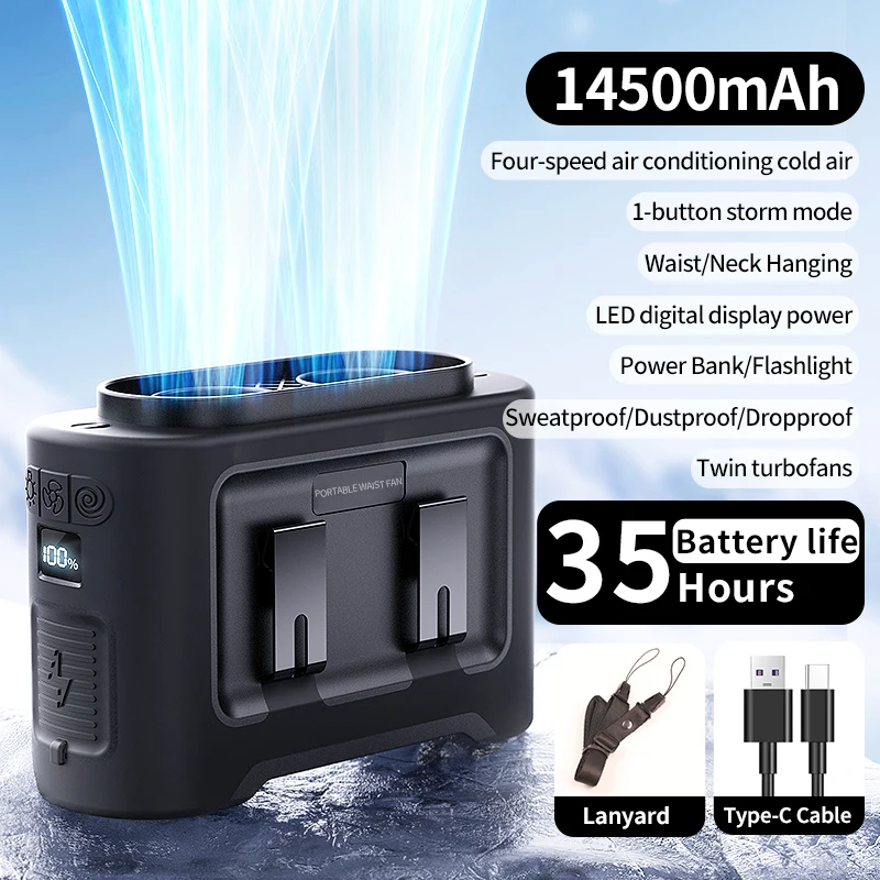 14500mAh Black