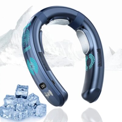 2025 New Wearable Air Conditioner USB Rechargeable Portable 3 Refrigeration Hanging Neck Fan Mute 6000mAh Outdoor Summer Cooler - Image 4