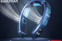 2025 New Wearable Air Conditioner USB Rechargeable Portable 3 Refrigeration Hanging Neck Fan Mute 6000mAh Outdoor Summer Cooler