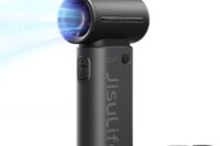 JISULIFE Handheld Turbo Fan,Super Strong Wind,5 Speeds,Long Battery Life,5000mAh,USB Rechargeable,Multipurpose Mini Pocket fan