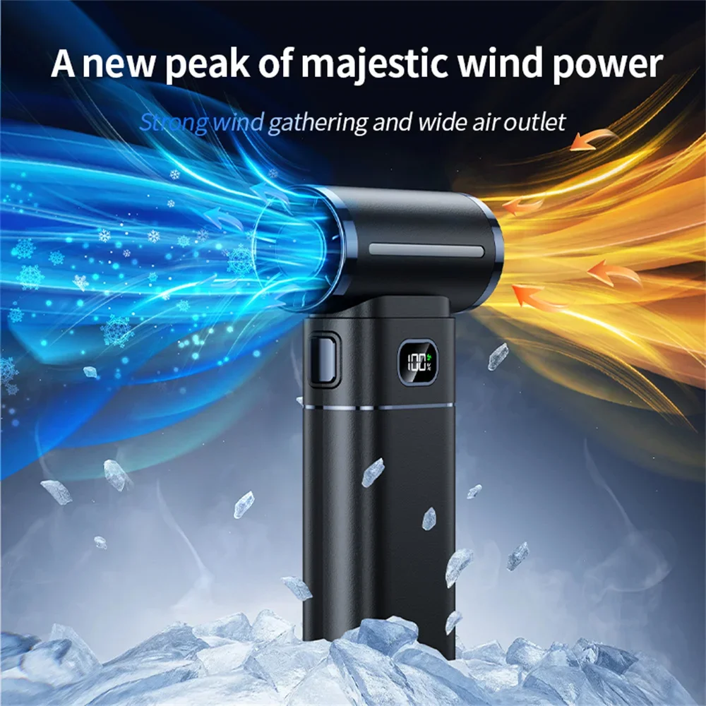 Violent Fan 200000RPM Powerful Air Blower Portable Handheld Turbo Fan 52m/s Winds Brushless Jet Blower Gun Tools Violent Fan 200000RPM Powerful Air Blower Portable Handheld Turbo Fan 52m/s Winds Brushless Jet Blower Gun Tools