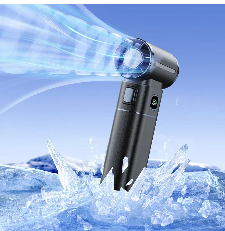 Violent Fan 200000RPM Powerful Air Blower Portable Handheld Turbo Fan 52m/s Winds Brushless Jet Blower Gun Tools