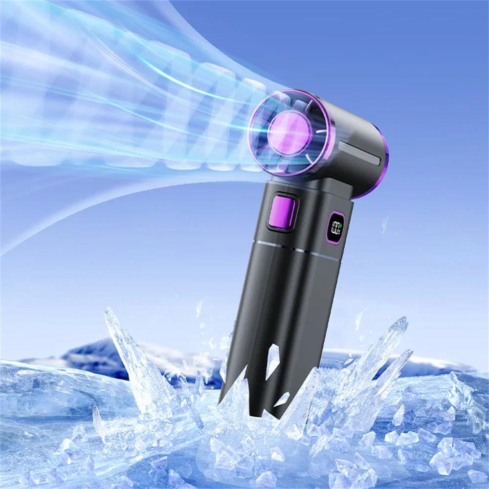 Violent Fan 200000RPM Powerful Air Blower Portable Handheld Turbo Fan 52m/s Winds Brushless Jet Blower Gun Tools