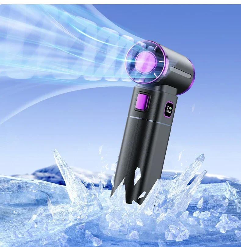 Violent Fan 200000RPM Powerful Air Blower Portable Handheld Turbo Fan 52m/s Winds Brushless Jet Blower Gun Tools