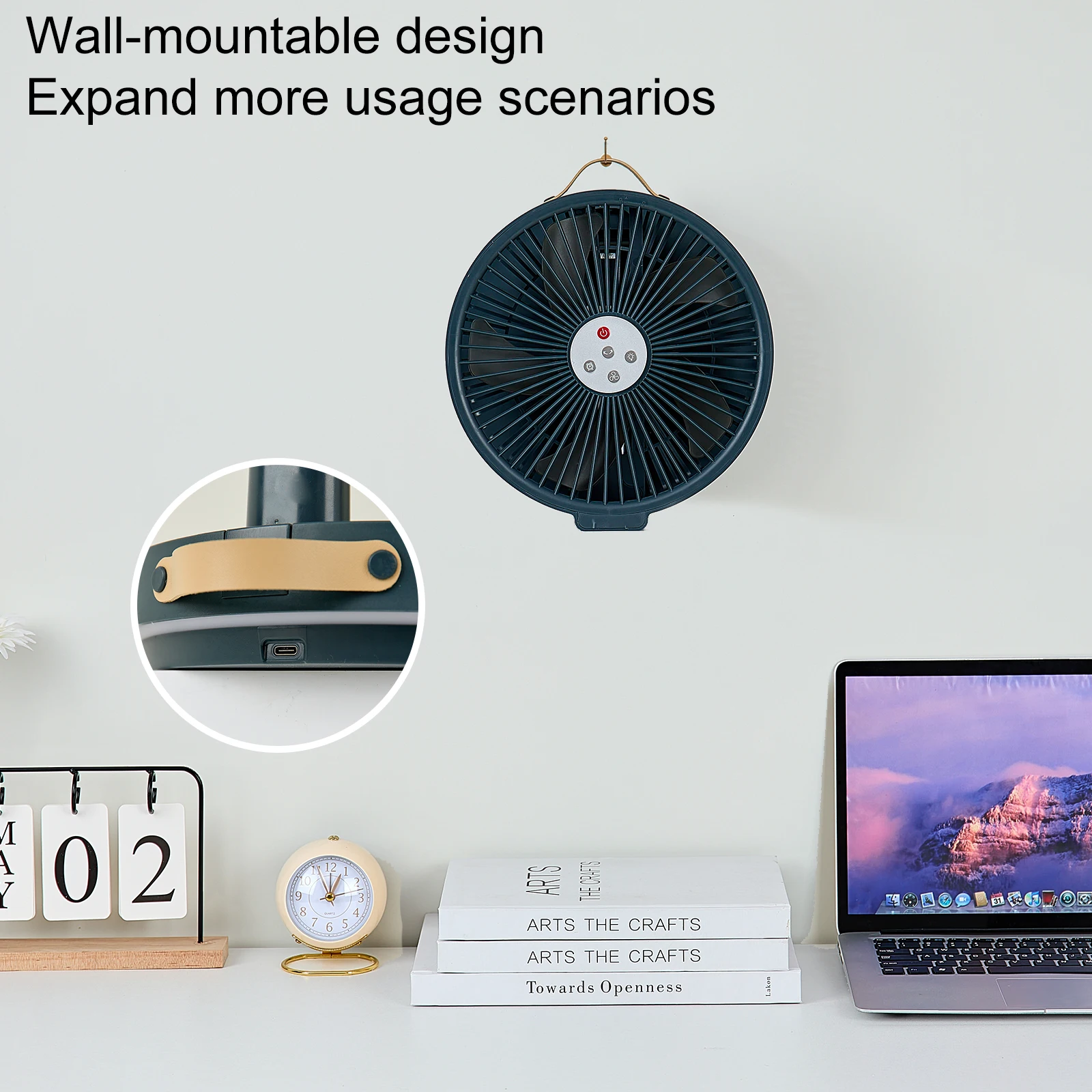 10 inches Remote control aluminum alloy folding fan outdoor home ultra quiet gathering camping fan USB table floor dual-use fan