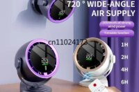4000 mAh Desktop Circulating Fan Rechargeable Table Fan With Remote Control Office Wall Mounted Fan Electric Desktop Clip Fan