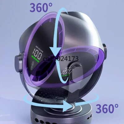 4000 mAh Desktop Circulating Fan Rechargeable Table Fan With Remote Control Office Wall Mounted Fan Electric Desktop Clip Fan - Image 6