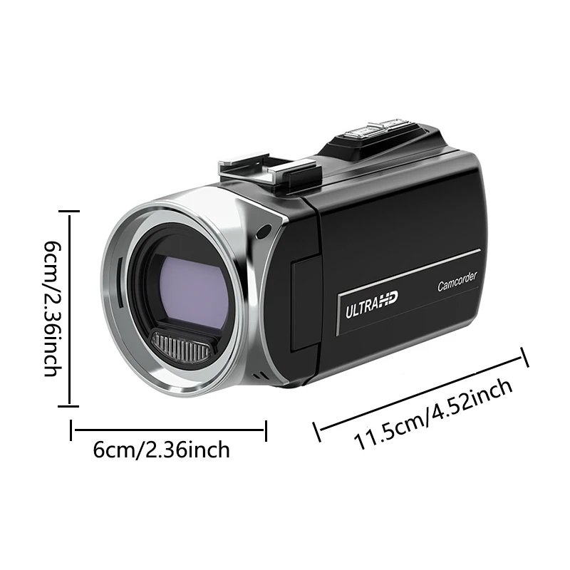 4K Camcorder with Microphone 18X Zoom Infrared Vlogging Video Camera for Youtube 48MP Portable Digital Recorder Live Streaming 4K Camcorder with Microphone 18X Zoom Infrared Vlogging Video Camera for Youtube 48MP Portable Digital Recorder Live Streaming