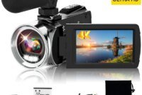 4K Camcorder with Microphone 18X Zoom Infrared Vlogging Video Camera for Youtube 48MP Portable Digital Recorder Live Streaming