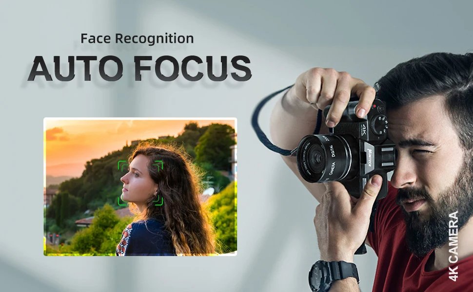 NBD Compact Digital Photography Camera 4K WIFI WebCam Vintage Vlog Video Recorder YouTube 48MP Camcorder 16X Digital Zoom Camera