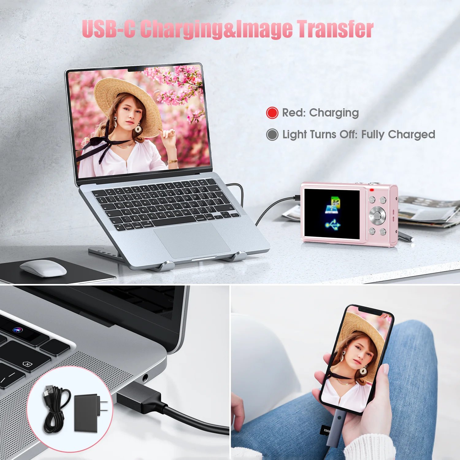 4K Digital Camera Autofocus Vlogging Camera HD 48MP with 2.8" Large Screen Camcorder Camera for Photography for Kid Adult - Image 6