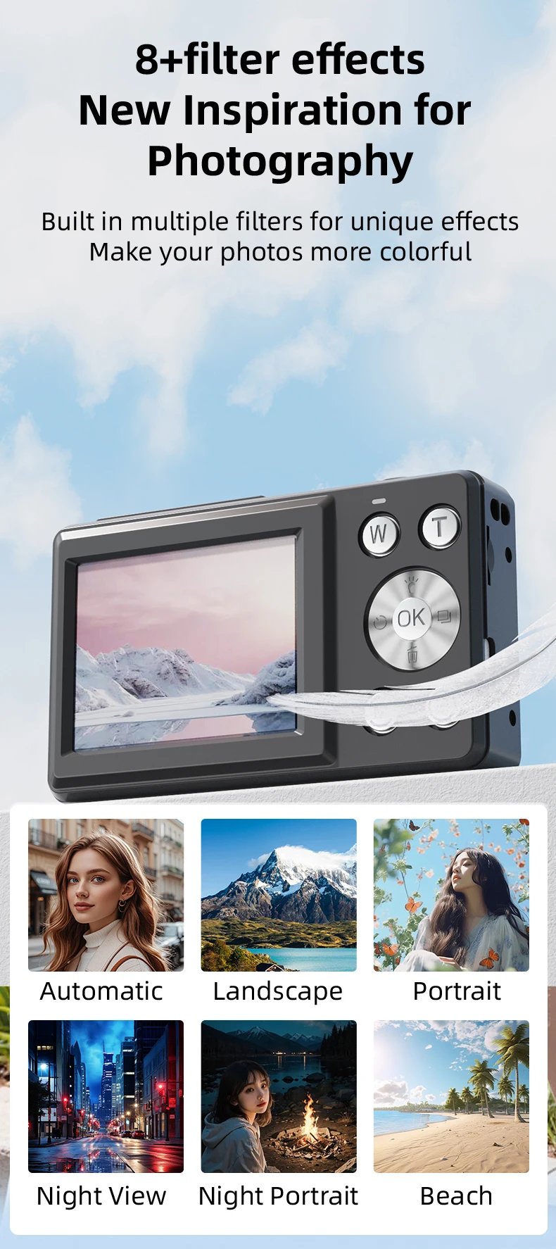High Quality 4K Digital Camera Videos Vlogs Photography Photo Video Shooting Gift Girlfriend UHD Consumer Electronics Camcorder High Quality 4K Digital Camera Videos Vlogs Photography Photo Video Shooting Gift Girlfriend UHD Consumer Electronics Camcorder