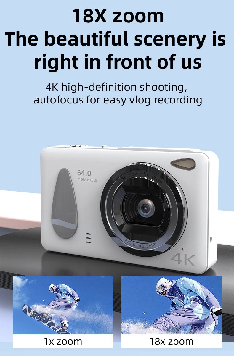 High Quality 4K Digital Camera Videos Vlogs Photography Photo Video Shooting Gift Girlfriend UHD Consumer Electronics Camcorder High Quality 4K Digital Camera Videos Vlogs Photography Photo Video Shooting Gift Girlfriend UHD Consumer Electronics Camcorder