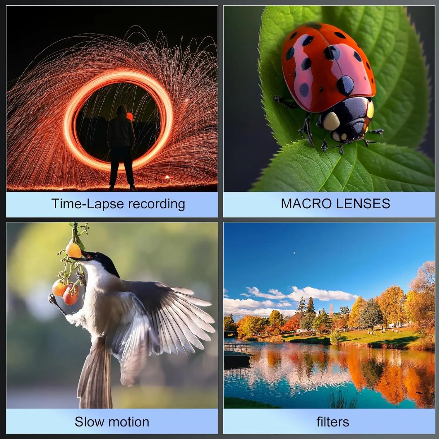 NBD 4K Digital Cameras for Photography,48MP Camera,Travel Vlogging Cameras with 16X Digital Zoom,180°Flip Screen,52mm Macro Lens - Image 6