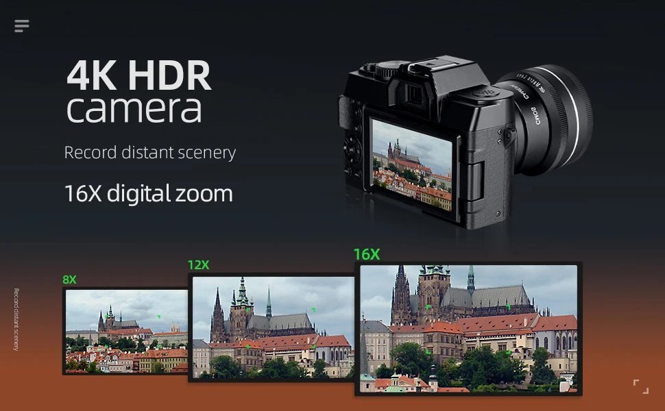 NBD 4K Digital Cameras for Photography,48MP Camera,Travel Vlogging Cameras with 16X Digital Zoom,180°Flip Screen,52mm Macro Lens NBD 4K Digital Cameras for Photography,48MP Camera,Travel Vlogging Cameras with 16X Digital Zoom,180°Flip Screen,52mm Macro Lens