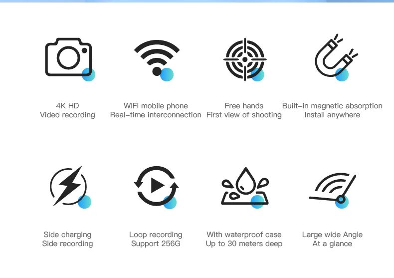2025 Magnetic 4K POV Cam Small Sports Recorder Helmet Bike Mount Mini Cam Wireless Mic Ultra Portable DV Vlog Action Recording 2025 Magnetic 4K POV Cam Small Sports Recorder Helmet Bike Mount Mini Cam Wireless Mic Ultra Portable DV Vlog Action Recording