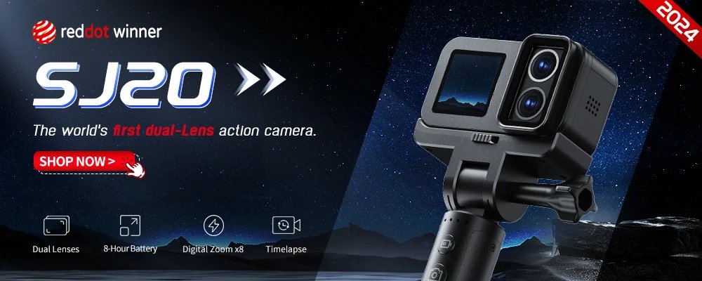 SJCAM SJ8 Pro Action Camera Waterproof Anti-Shake 4K 60FPS 5G WiFi Touch Screen Multifunctional Outdoor Sports Cam