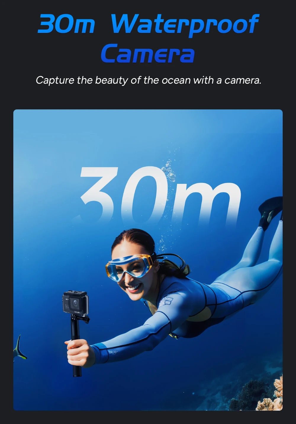 SJCAM SJ8 Pro Action Camera Waterproof Anti-Shake 4K 60FPS 5G WiFi Touch Screen Multifunctional Outdoor Sports Cam