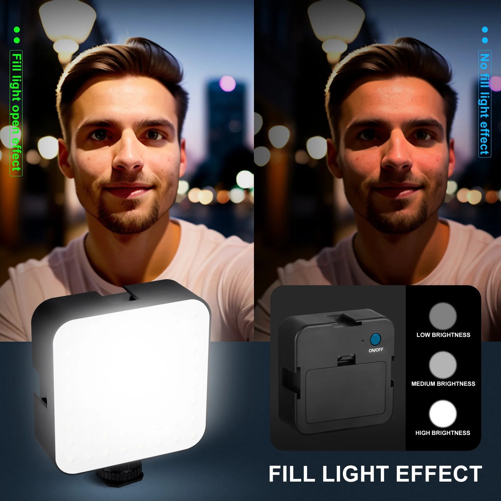 NBD 4K Digital Cameras for Photography 48MP Camera with Microphone  3-Color Filter Video Camera with Wide-Angle&Macro Lens