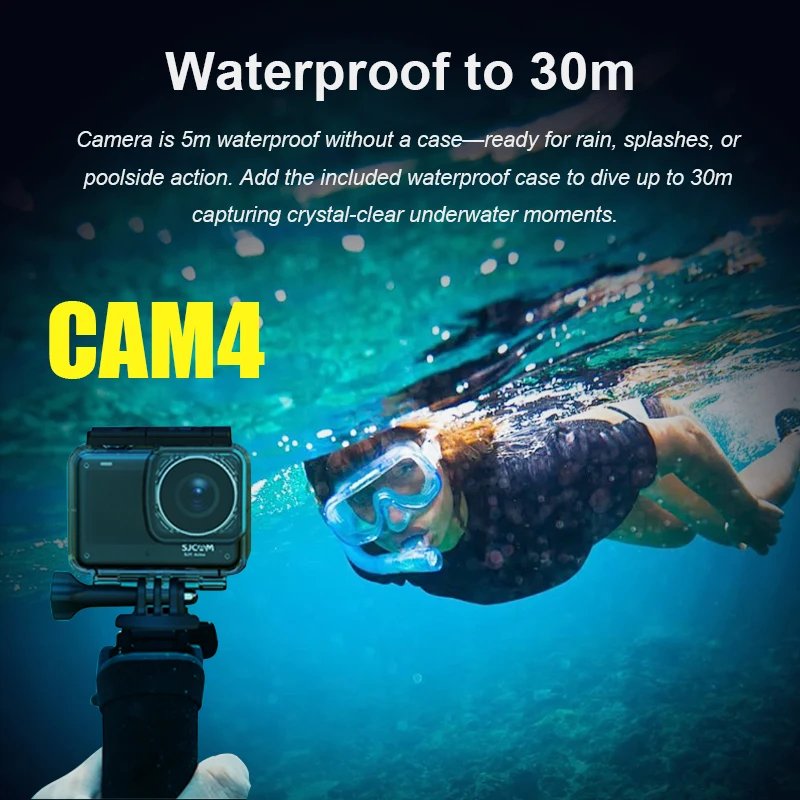 SJCAM Flagship CAM4 Action Camera 4K 2.33