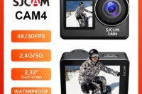 SJCAM Flagship CAM4 Action Camera 4K 2.33" Touch Screen Waterproof 5G WiFi Active HDR Video action cam camera sport
