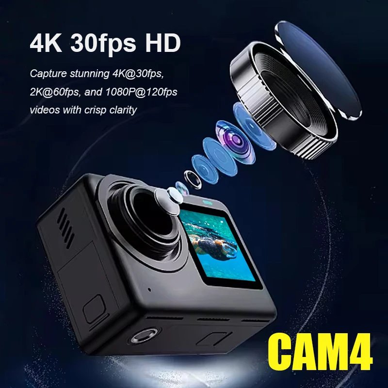 SJCAM Flagship CAM4 Action Camera 4K 2.33