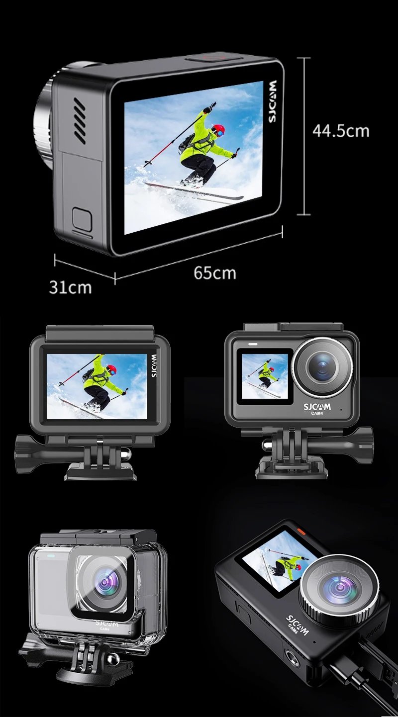 SJCAM Flagship CAM4 Action Camera 4K 2.33