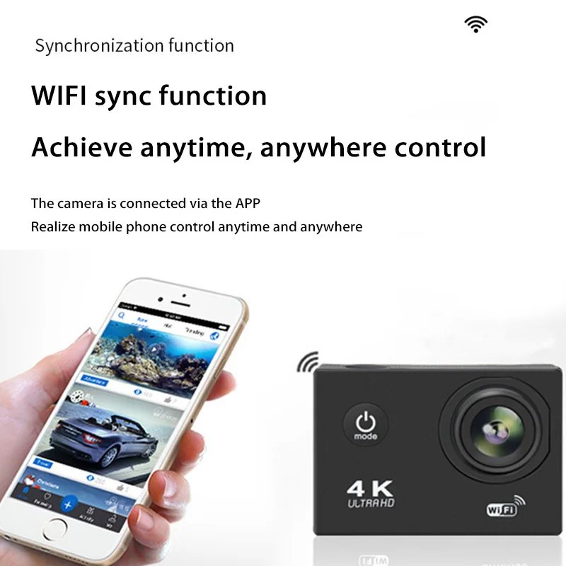 XIAOMI Ultra Action Camera HD 4K/30fps WiFi 2.0" 170D Underwater Waterproof  Video Recording Cameras Sports Bicycle Vlog New - Image 4