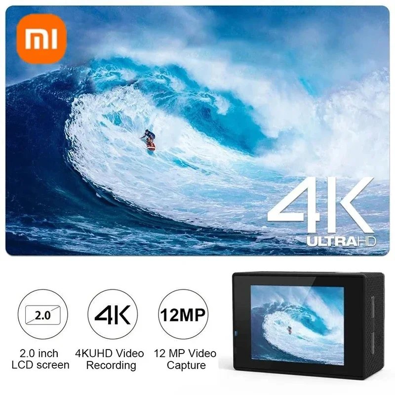 XIAOMI Ultra Action Camera HD 4K/30fps WiFi 2.0" 170D Underwater Waterproof  Video Recording Cameras Sports Bicycle Vlog New - Image 2