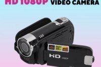 Video Camera Camcorder Full HD 1080P Handheld 270° Rotation Digital Camcorders 2.7inch Color Screen Portable for Gifts