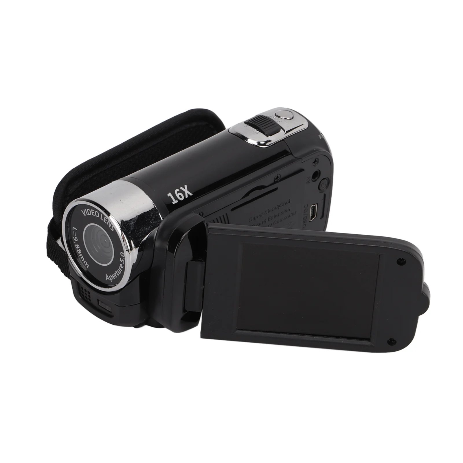 Video Camera Camcorder Full HD 1080P Handheld 270° Rotation Digital Camcorders 2.7inch Color Screen Portable for Gifts