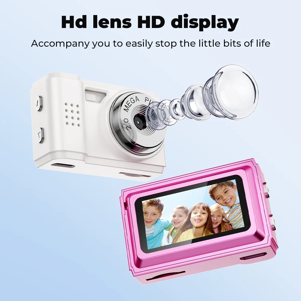 Mini Camera Mini Digital Video Camera 1080P Camcorder Built-in Battery with LCD Screen Flash for Photo Video Mini Digital Camera - Image 4