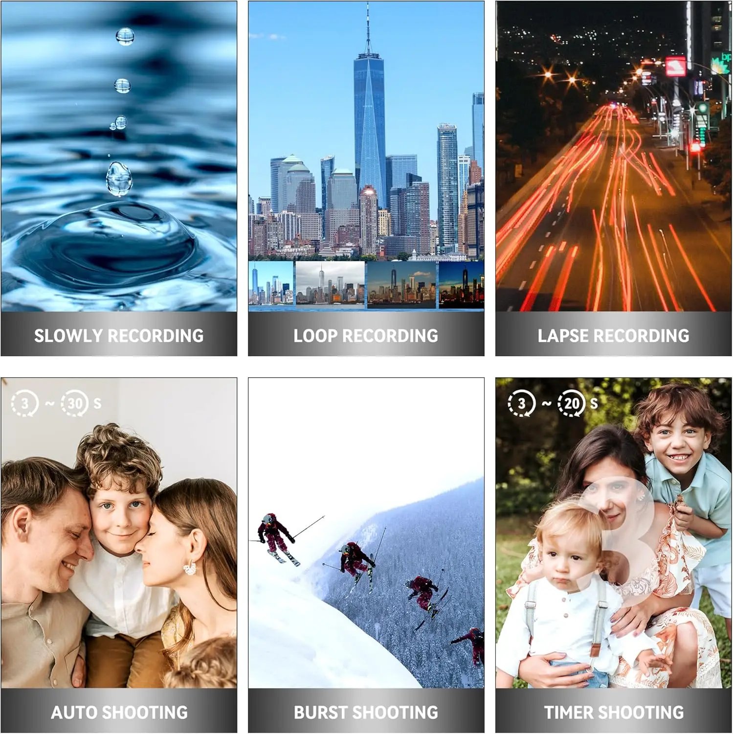 UHD 4k Video Camera Camcorder with 18X Digital Zoom,64MP Digital Camera Recorder,4.0-inch Rotating Touchscreen,64GB SD Card,Micr - Image 3