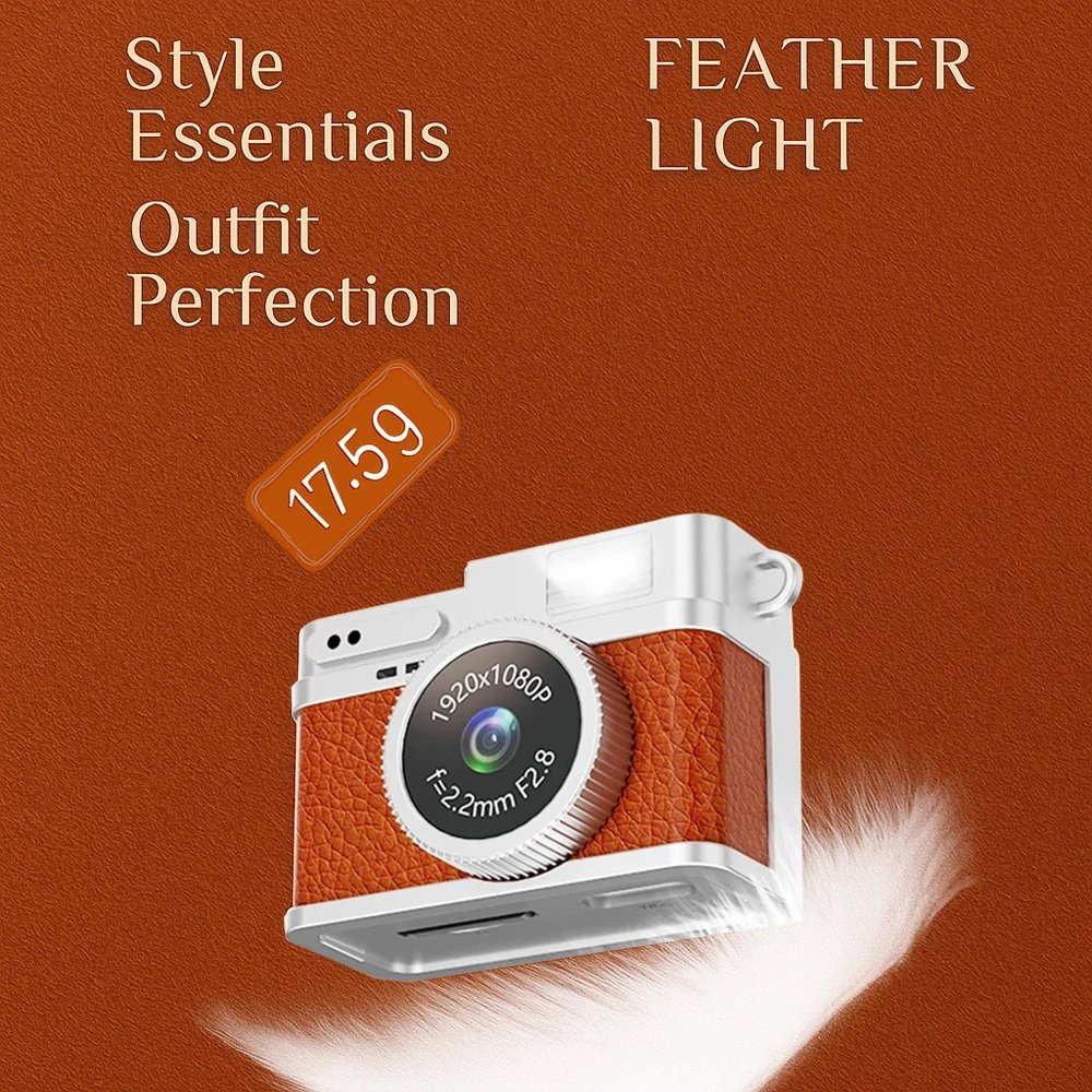 Ourlife Digital Camera 1080P CCD Mini Cam with Screen Indoor Outdoor Sports Portable Vintage Very Small Camcorder Video Recorder Ourlife Digital Camera 1080P CCD Mini Cam with Screen Indoor Outdoor Sports Portable Vintage Very Small Camcorder Video Recorder